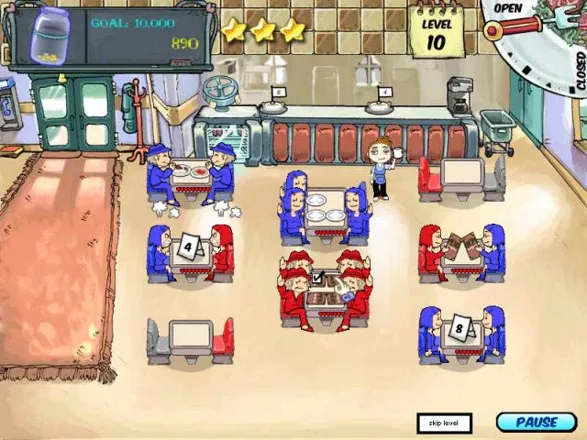 Screenshot of Diner Dash 2: Restaurant Rescue (Windows, 2006) - MobyGames