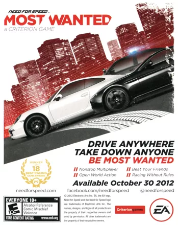 Need for Speed: Most Wanted (Video Game 2012) - IMDb