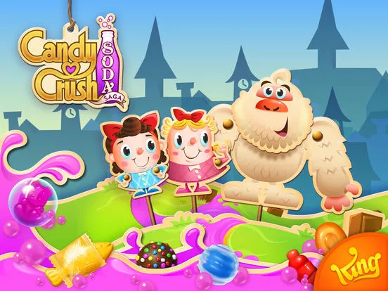 Screenshot of Candy Crush Soda Saga (iPad, 2014) - MobyGames