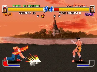 Fatal Fury: Wild Ambition (PlayStation) Arcade as Terry Bogard on Make a GIF