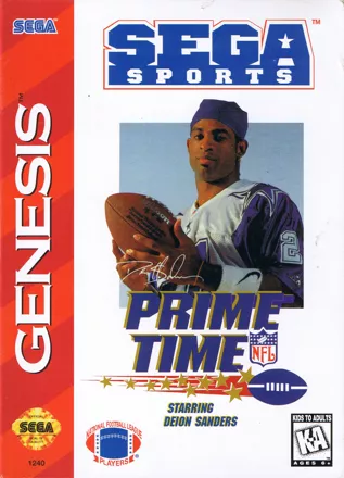 постер игры Prime Time NFL Football starring Deion Sanders