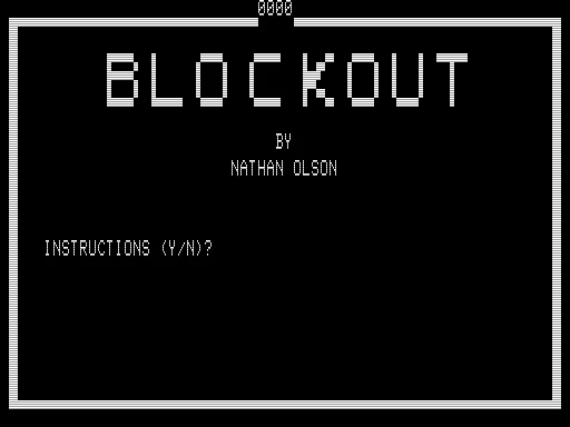 постер игры Blockout
