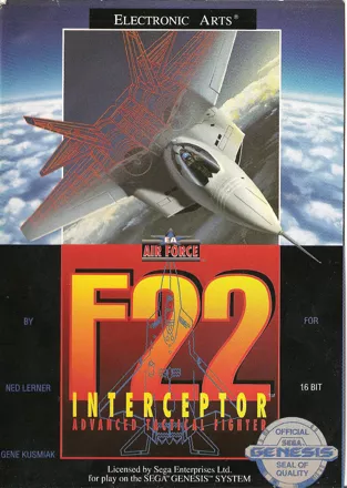 постер игры F-22 Interceptor