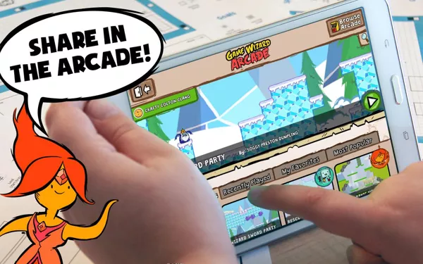 Draw Your Own Video Game with 'Adventure Time Game Wizard