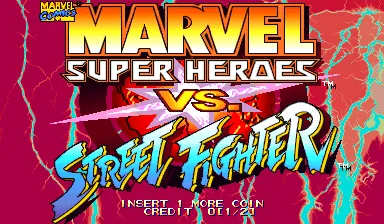 Marvel Super Heroes vs. Street Fighter cover or packaging material -  MobyGames