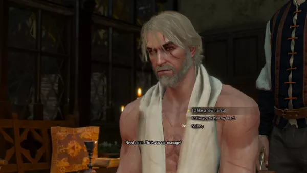 Local man sods about with hairworks at The Witcher 3 Nexus - Mods and  community