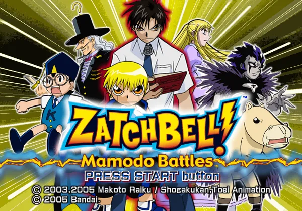 Zatch Bell!: Mamodo Battles (Video Game 2005) - IMDb