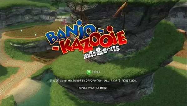 Banjo-Kazooie: Nuts & Bolts (Microsoft Xbox 360, 2008) Video Game