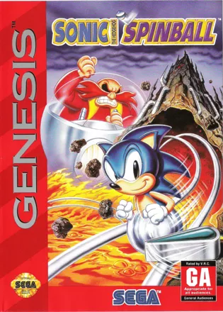 постер игры Sonic the Hedgehog: Spinball