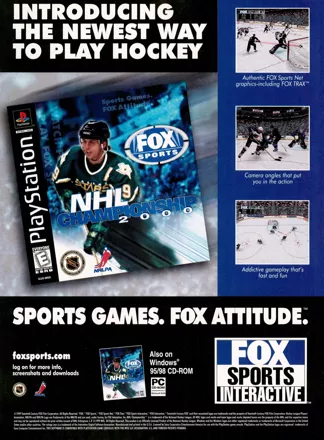 NHL 2000 (1999) - MobyGames