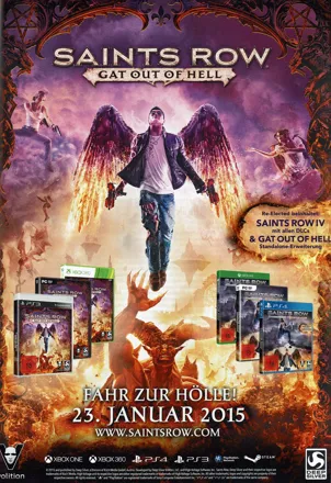 Saints Row: Gat Out Of Hell PC Box Art Cover by Warsony