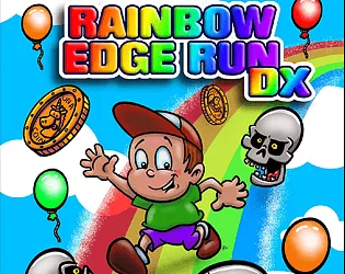 постер игры Rainbow Edge Run DX