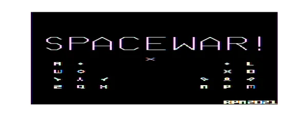 Space War gameplay (PC Game, 1985) 