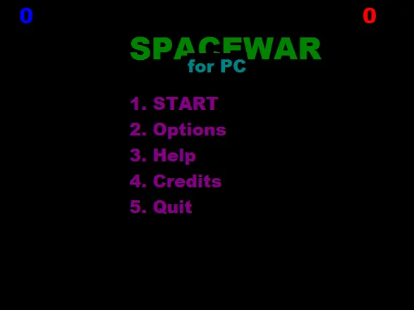 Space War gameplay (PC Game, 1985) 