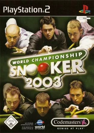 постер игры World Championship Snooker 2003