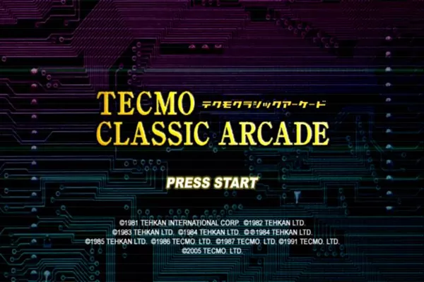 Tecmo Classic Arcade (2005) - MobyGames