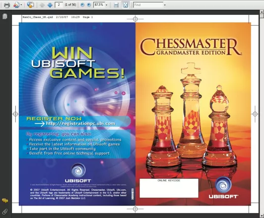 Chessmaster 10th Edition cover or packaging material - MobyGames