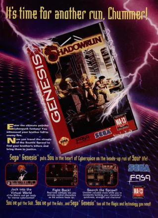 Shadowrun (1994)(Sega)(US) :  : Free