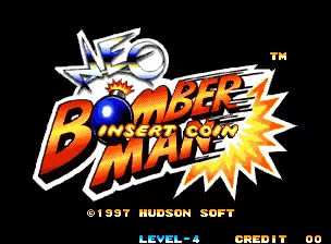 Start screen and first stage of Bomberman to the NES platform.