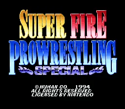 Play Super Fire Pro Wrestling Special (Japan) (Rev A)