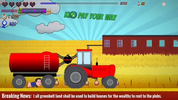 Maybot Run promo art, ads, magazines advertisements - MobyGames