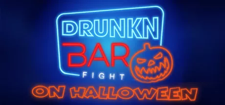 постер игры Drunkn Bar Fight on Halloween