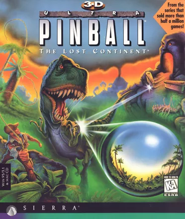 постер игры 3-D Ultra Pinball: The Lost Continent