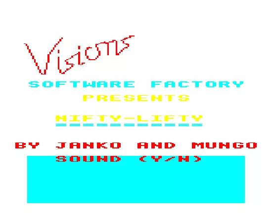 Nifty Lifty (1984) - MobyGames