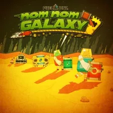 постер игры PixelJunk: Nom Nom Galaxy