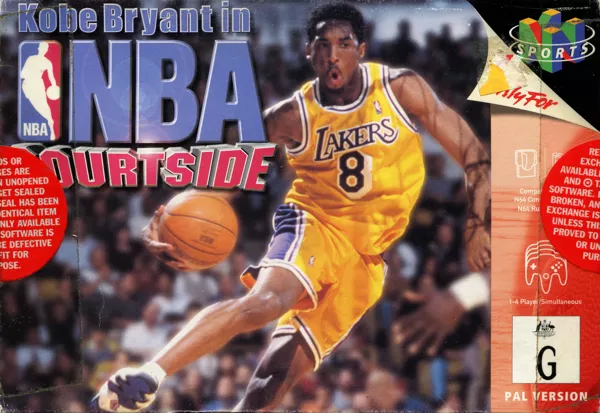 постер игры Kobe Bryant in NBA Courtside
