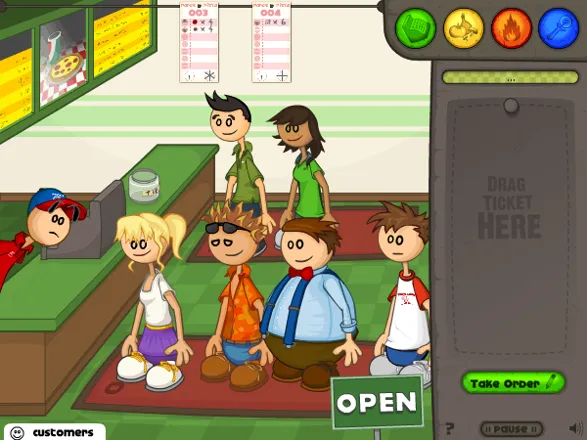 Papa's Pizzeria (2007) - MobyGames