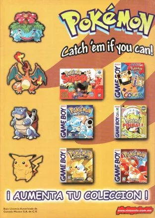 Pokémon Red Version, Game Boy, Games