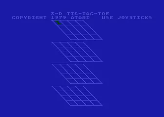 3-D Tic-Tac-Toe, Atari Jogos online