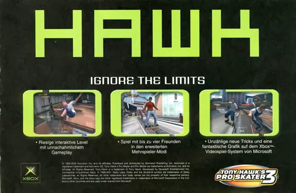 Tony Hawk's Pro Skater 3 — Gametrog