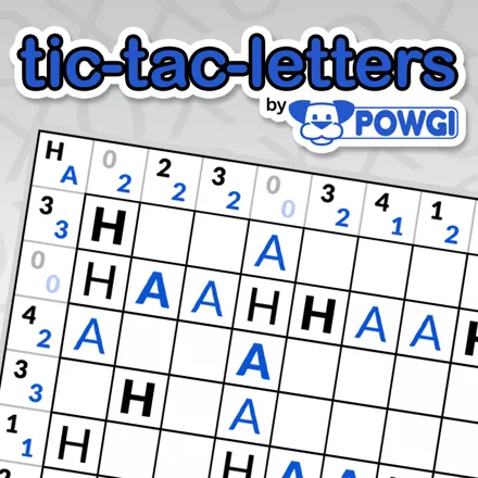 постер игры Tic-Tac-Letters by POWGI