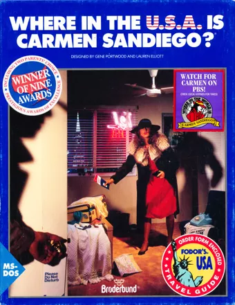 постер игры Where in the U.S.A. Is Carmen Sandiego? (Enhanced)