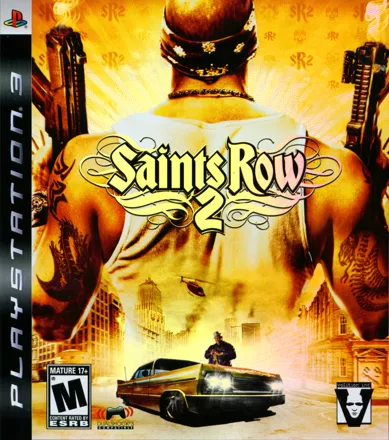 2008 SAINTS ROW 2 Xbox 360 PS3 Video Game = Official Promo Art