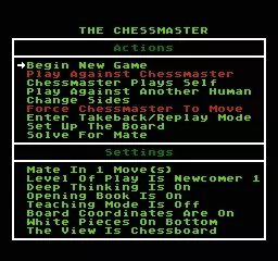 The Chessmaster (SNES) - The Cutting Room Floor