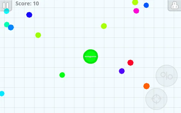 Screenshot of Agar.io (iPad, 2015) - MobyGames