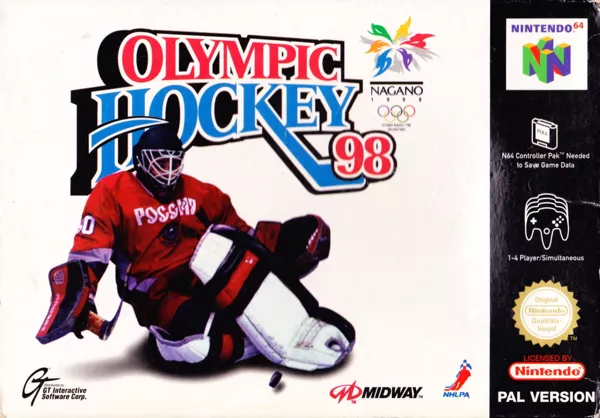 постер игры Olympic Hockey 98