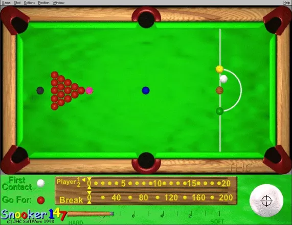 SNOOKER　251 Snooker 147 (1998) - MobyGames