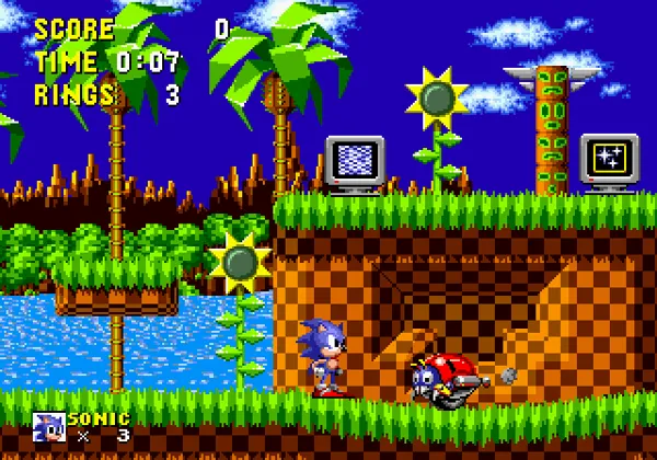 Sonic The Hedgeblog — The Game.com Sonic Jam game has Sonic use a