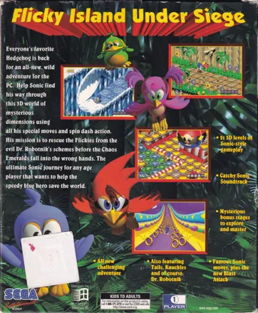 Sonic 3D Blast box covers - MobyGames