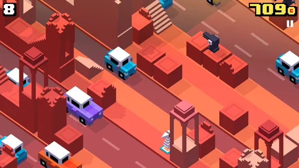 Screenshot of Crossy Road (Android, 2014) - MobyGames