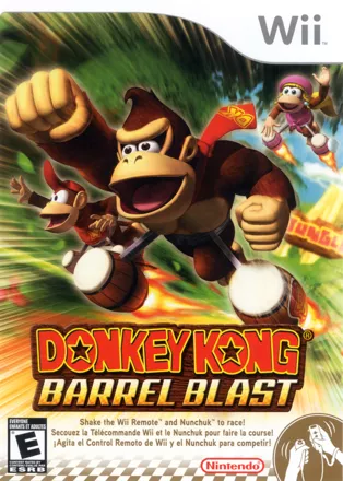 постер игры Donkey Kong Barrel Blast