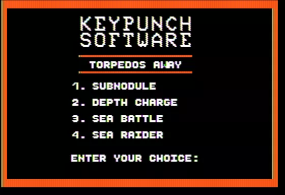 Torpedos Away (1986) - Mobygames