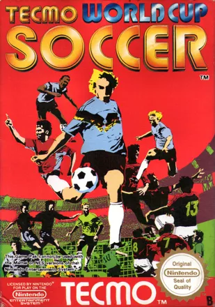 постер игры Tecmo World Cup Soccer