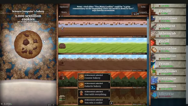 Cookie Clicker screenshots - MobyGames