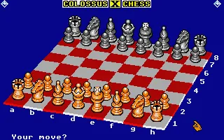 Atari ST Old Computer Chess Game Collection - Colossus Chess X
