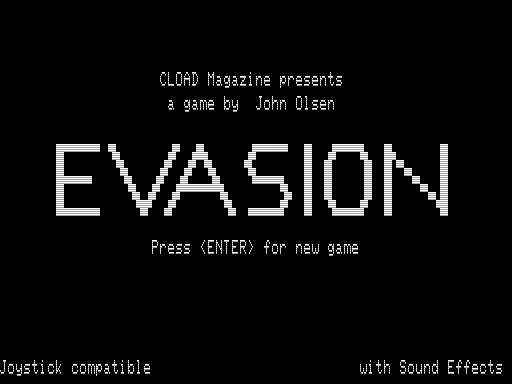 постер игры Evasion